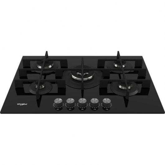 Whirlpool GOWL 728/NB Placa de Gas 5 Zonas 75cm Negra