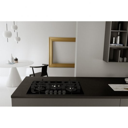 Whirlpool GOWL 728/NB Placa de Gas 5 Zonas 75cm Negra