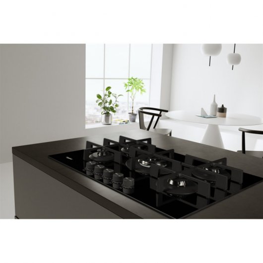 Whirlpool GOWL 728/NB Placa de Gas 5 Zonas 75cm Negra