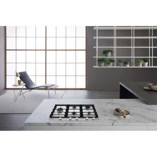 Whirlpool GMWL 958/IXL Placa de Gas 5 Zonas 86cm Acero Inoxidable