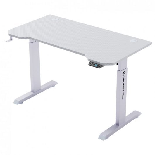 Newskill Belenor PRO Mesa Gaming Blanca Ajustable en Altura 120x60cm