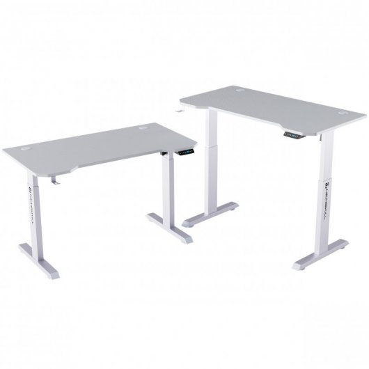 Newskill Belenor PRO Mesa Gaming Blanca Ajustable en Altura 120x60cm