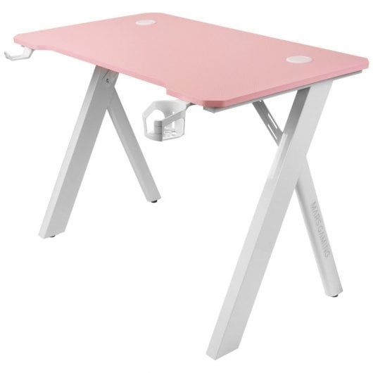 Mars Gaming MGD100RGB Mesa Gaming Rosa