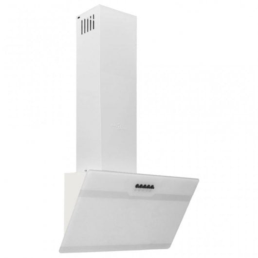 VidaXL Campana Decorativa 60cm C Acero/Cristal Blanco