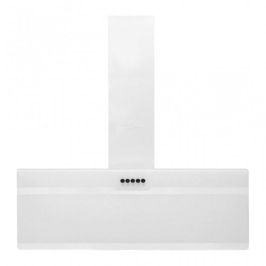 VidaXL Campana Decorativa 90cm C Acero/Cristal Blanco