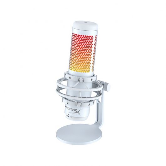 HyperX Quadcast S Micrófono RGB Condensador USB Autónomo Blanco