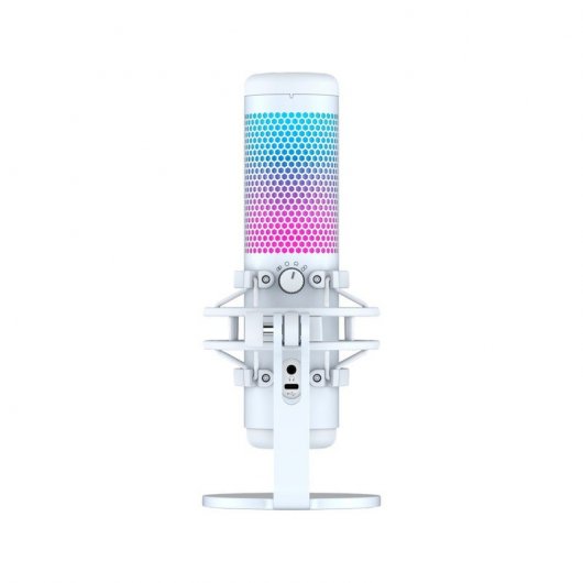 HyperX Quadcast S Micrófono RGB Condensador USB Autónomo Blanco