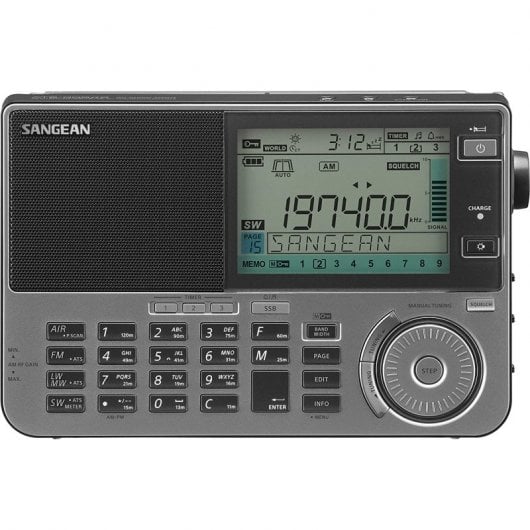 Sangean ATS-909X2 Rádio Multibanda Cinzento