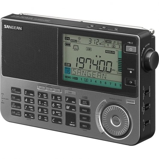 Sangean ATS-909X2 Rádio Multibanda Cinzento