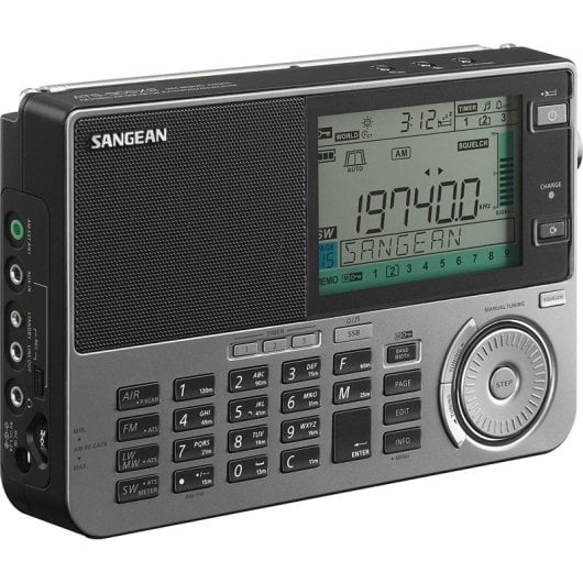 Sangean ATS-909X2 Rádio Multibanda Cinzento