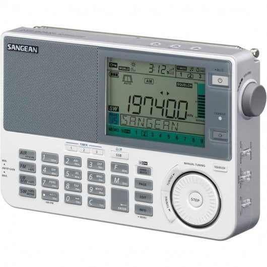 Sangean ATS-909X2 Radio Multibanda Blanca