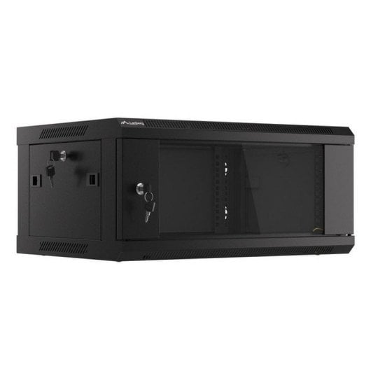 Rack-Gehäuse Lanberg WF01-6404-10B 19" 4U Wandmontage IP20 Schloss Rack-Gehäuse Lanberg WF01-6404-10B 19" 4U Wandmontage IP20 Schloss