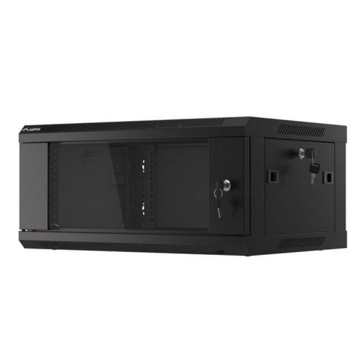 Rack-Gehäuse Lanberg WF01-6404-10B 19" 4U Wandmontage IP20 Schloss Rack-Gehäuse Lanberg WF01-6404-10B 19" 4U Wandmontage IP20 Schloss