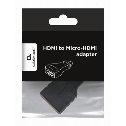 Adapter HDMI Gembird A-HDMI-FD HDMI auf Micro HDMI Weiblich/Männlich Schwarz