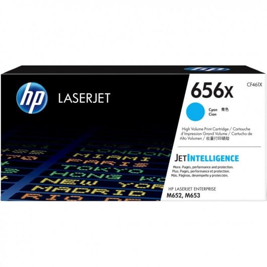Tóner Original HP 656X Alta Capacidad Cian