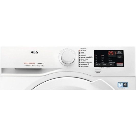 Máquina de Lavar Roupa AEG LFA6I8472A 8 Kg 1400rpm A Branco GentleCare