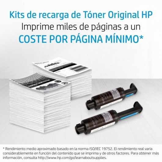 Kit 2 Recargas para Tóner Original HP 143AD Neverstop Laser Negro