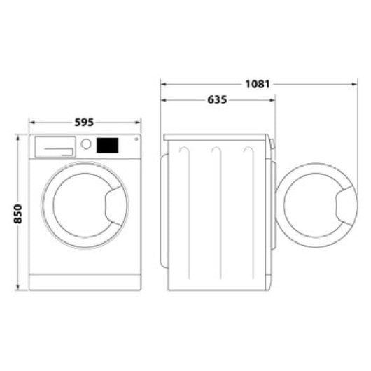 Whirlpool FFWDD 1174269 SBV SPT Máquina de Lavar e Secar 11/7Kg D Aço Inoxidável
