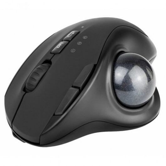 Mouse trackball ottico wireless Phoenix Ergo T1 2400 DPI nero PcComponentes