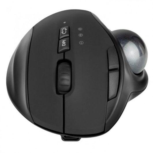 Mouse trackball ottico wireless Phoenix Ergo T1 2400 DPI nero