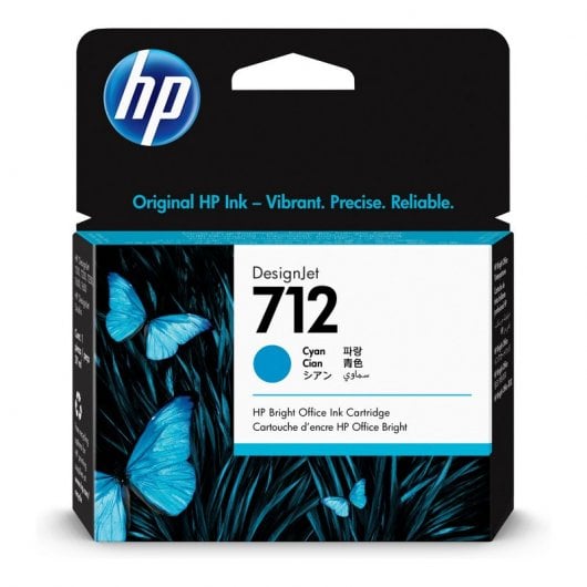 Cartucho de Tinta Original HP 712 Cian