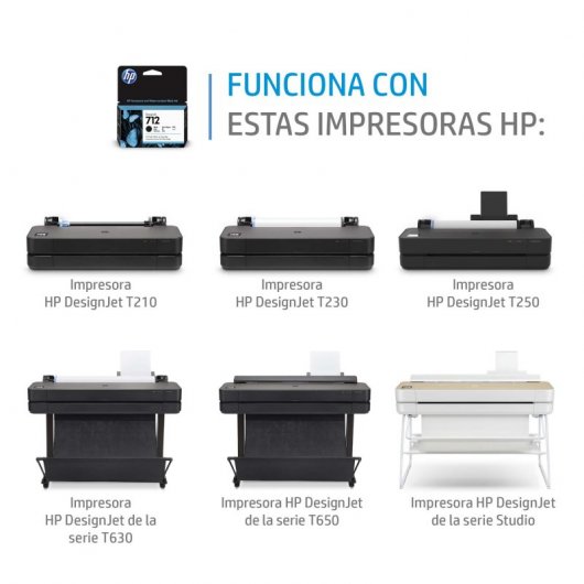 Cartucho de Tinta Original HP 712 Cian