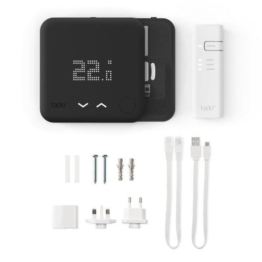 Thermostat Intelligent Tado V3+ Kit de Démarrage Sans fil pour Chauffage