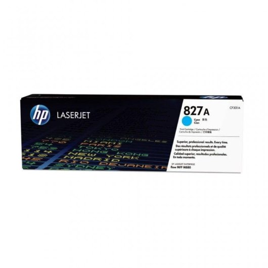 Cartucho de Tóner Original HP LaserJet 827A Cyan