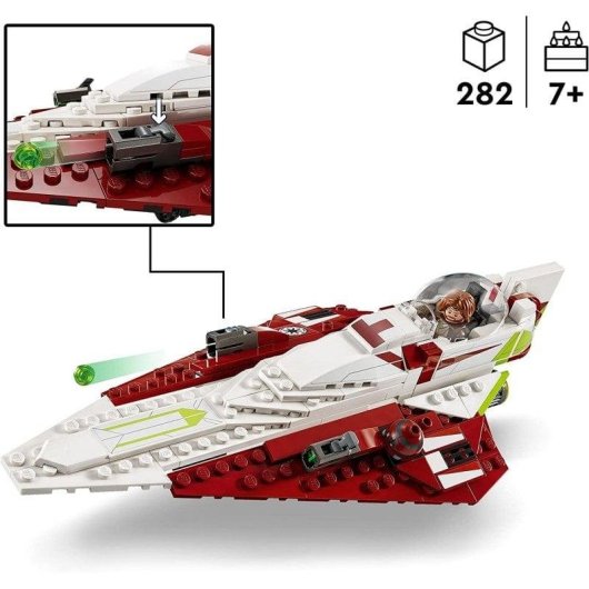 LEGO Star Wars Caccia Stellare Jedi di Obi-Wan Kenobi 75333 282 pezzi