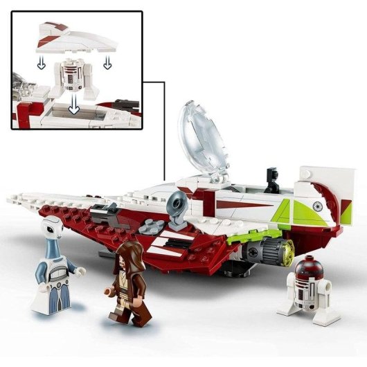 LEGO Star Wars Caccia Stellare Jedi di Obi-Wan Kenobi 75333 282 pezzi