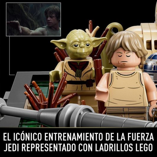 Kit de construcción LEGO® Star Wars™ 75330 Diorama: Entrenamiento Jedi™ en Dagobah™ (1000 piezas)
