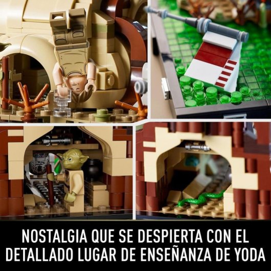 Kit de construcción LEGO® Star Wars™ 75330 Diorama: Entrenamiento Jedi™ en Dagobah™ (1000 piezas)