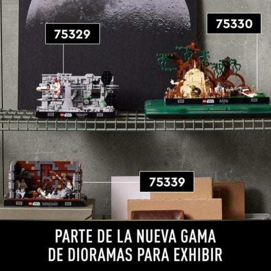 Kit de construcción LEGO® Star Wars™ 75330 Diorama: Entrenamiento Jedi™ en Dagobah™ (1000 piezas)