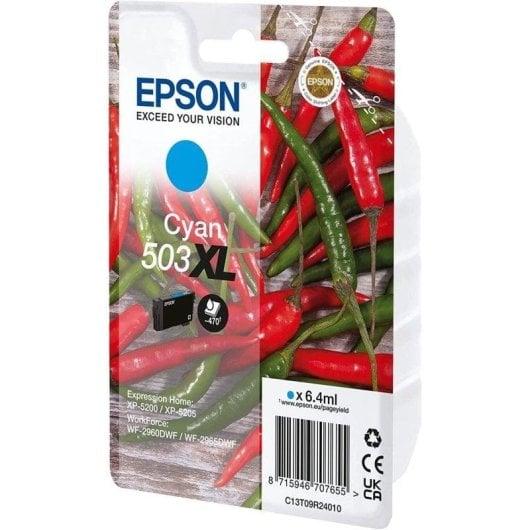Cartouche d'encre Epson 503XL Cyan