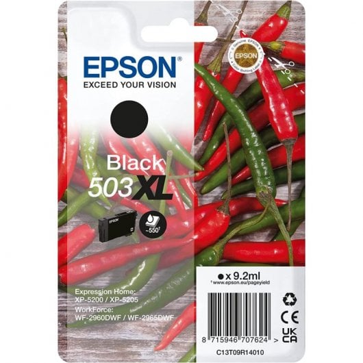 Cartucho de tinta preto original Epson 503XL