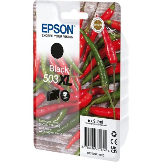 Cartucho de tinta preto original Epson 503XL