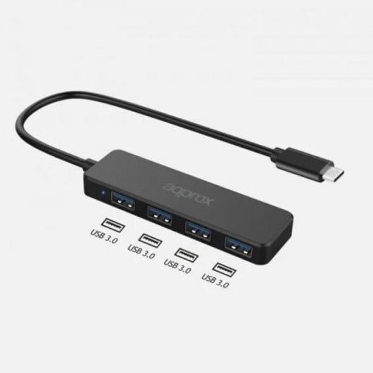 Environ APPC54 Adaptateur HUB USB-C vers 4 ports USB 3.0