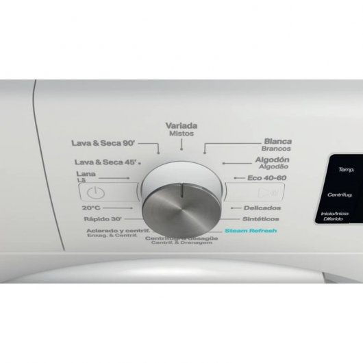Whirlpool FFWDB 864349 WV SPT Máquina de Lavar e Secar Roupa 8Kg/6Kg D Branca