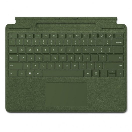 Microsoft Signature Keyboard Cover Alcantara Bosque para Surface Pro 8/9/X + Surface Pen 2 Reacondicionado