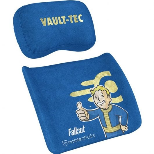 Noblechairs Fallout Vault-Tec Edition Ensemble d'oreillers en mousse à mémoire de forme pour chaises