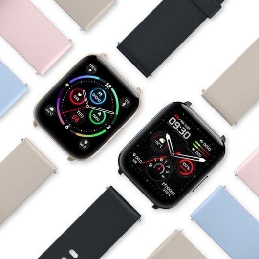 Mibro C2 Bluetooth 45mm TFT Beige Wasserdicht 2ATM SpO2 Herzfrequenz Schlaftracking