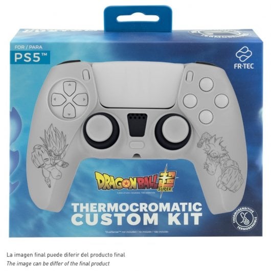 FR-TEC Dragon Ball Super Thermocromatic Pack Funda + Grips para Mando PS5