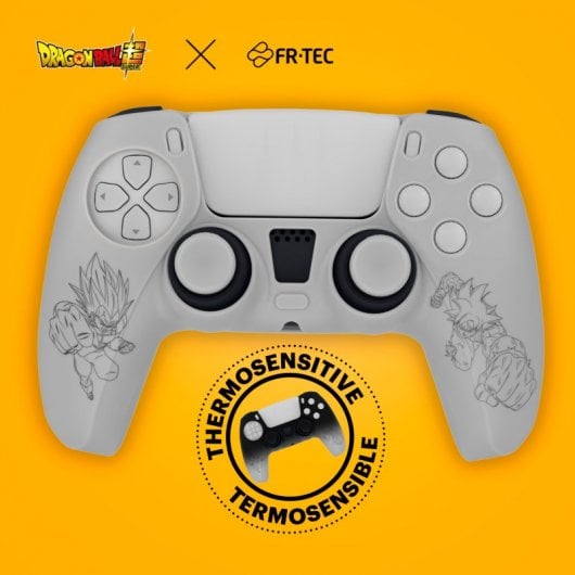 FR-TEC Dragon Ball Super Thermocromatic Pack Funda + Grips para Mando PS5