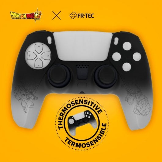 FR-TEC Dragon Ball Super Thermocromatic Pack Funda + Grips para Mando PS5
