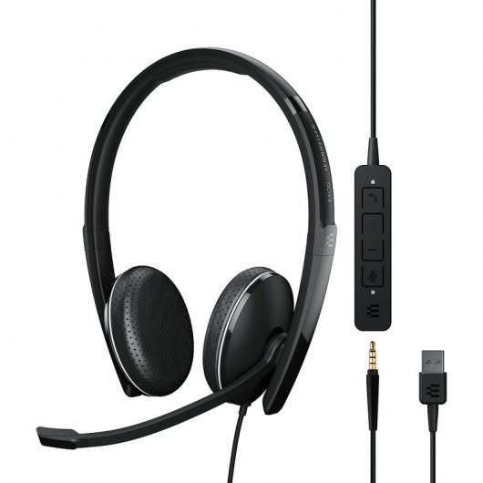Epos Sennheiser Adapt 165 USB II Casque USB/Jack 3,5 mm Noir