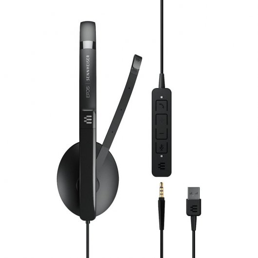 Epos Sennheiser Adapt 165 USB II Casque USB/Jack 3,5 mm Noir