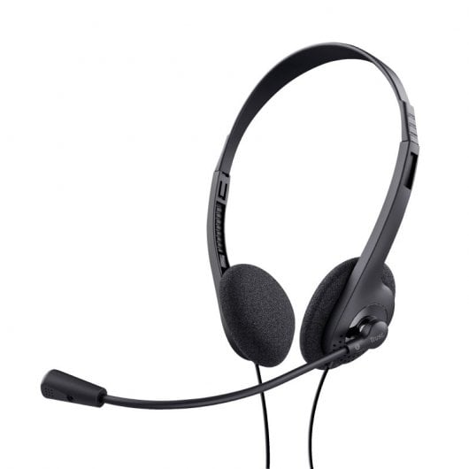 Trust Chat Headset Auriculares con Micrófono Negros