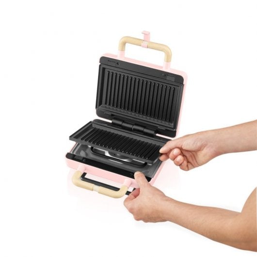Flama Cherry Pink 4963FL Sandwichera 800W