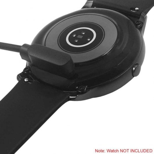 OcioDual 2-poliges magnetisches Ladekabel für Smartwatch, Schwarz