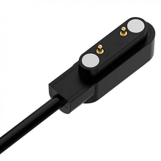OcioDual 2-poliges magnetisches Ladekabel für Smartwatch, Schwarz